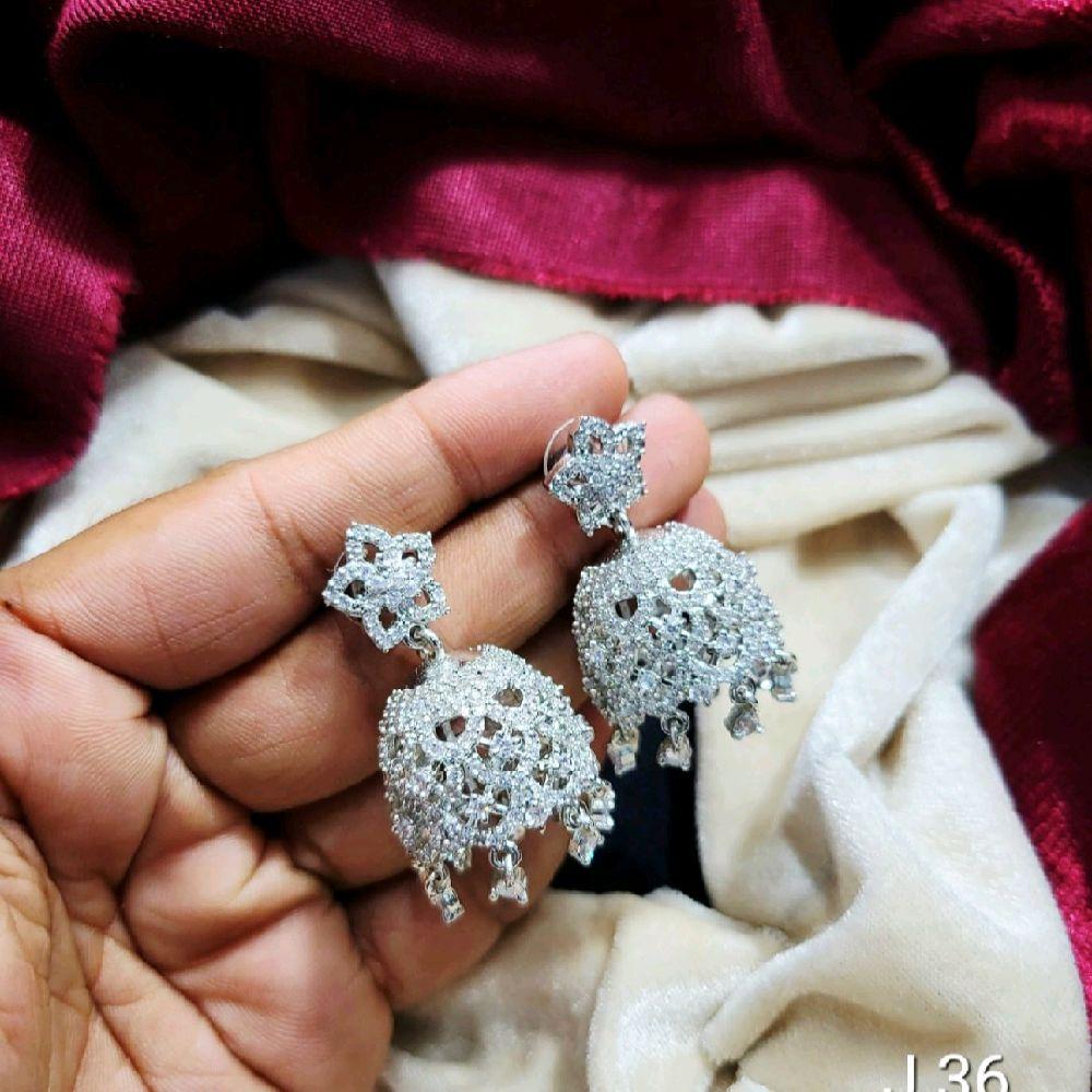 Royal Sparkle Drop Earrings For Women