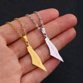 Beautiful flag design Necklace - 18kGP
