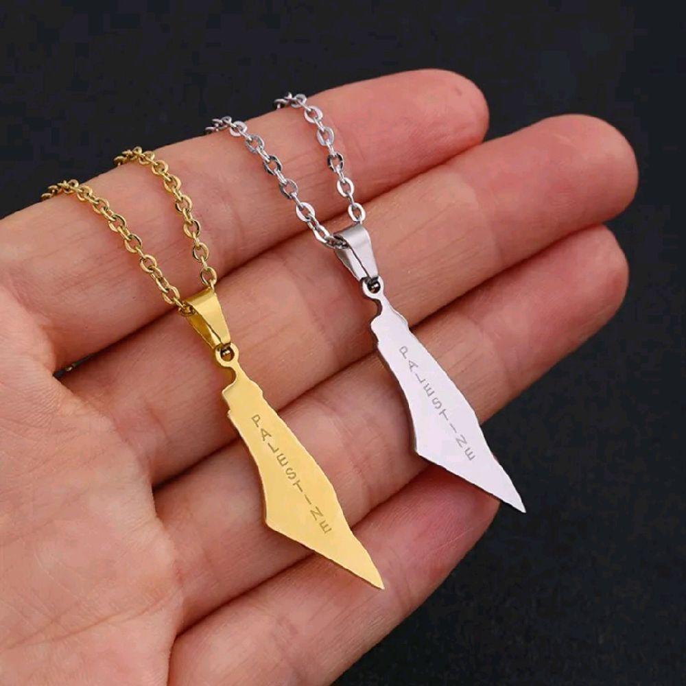 Beautiful flag design Necklace - 18kGP