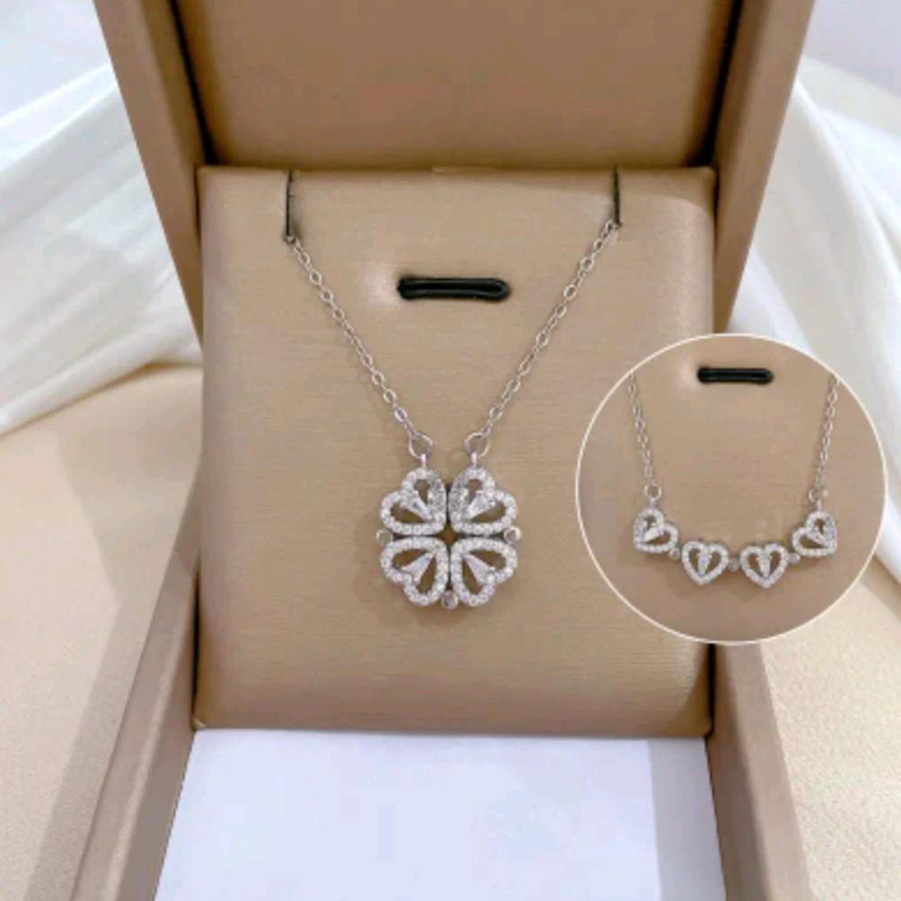 Heart pendant necklace - Stainless Steel