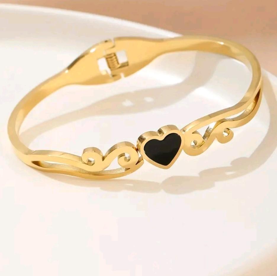 Fashion Heart Bangle, Temperament Style For Couples.