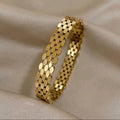 Multi-layer Oval Shape Bangle