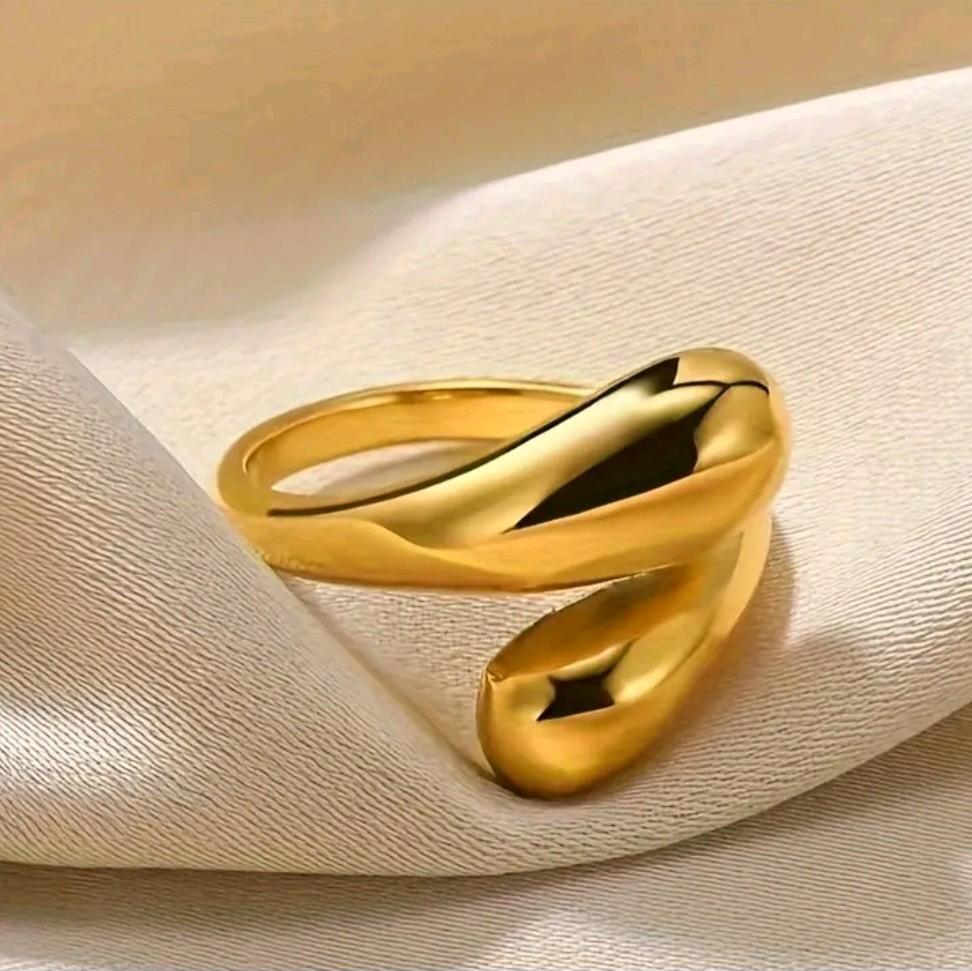 Wrap Ring - Simple Open-Ended Ring for Women / Tarnish Free