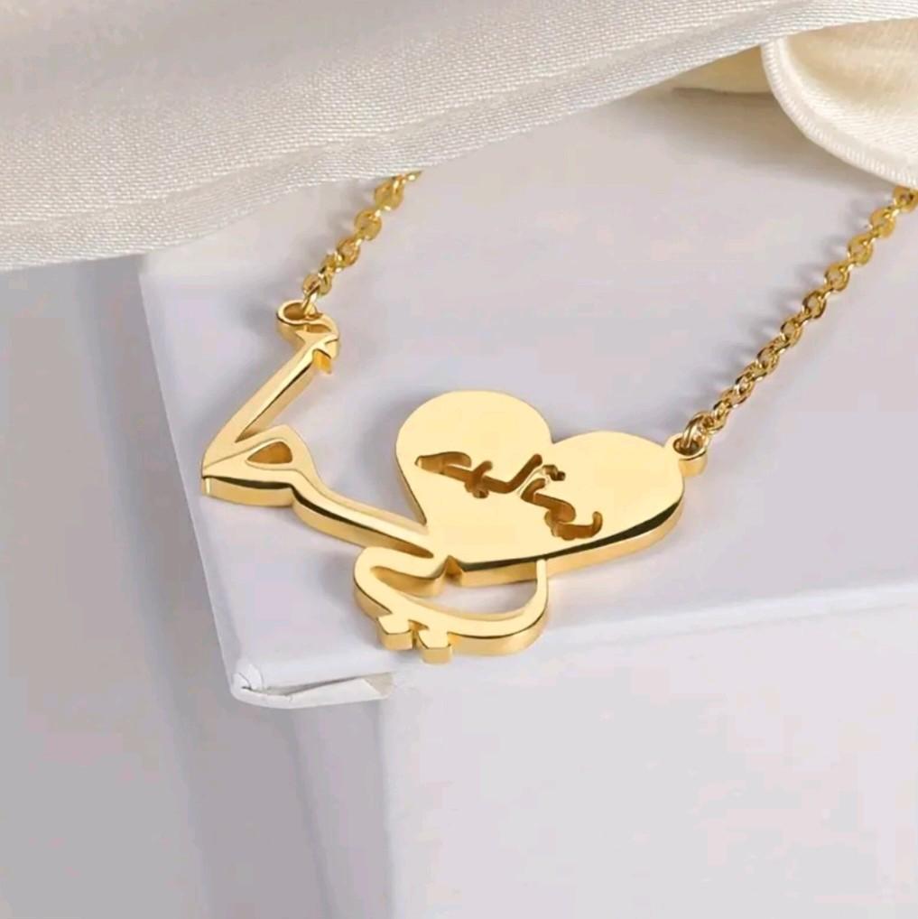 Arabic Mama is my Life Pendant Necklace