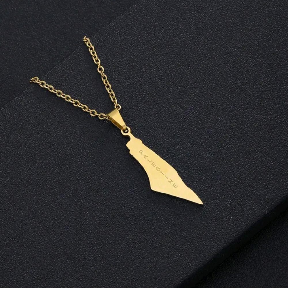 Beautiful flag design Necklace - 18kGP