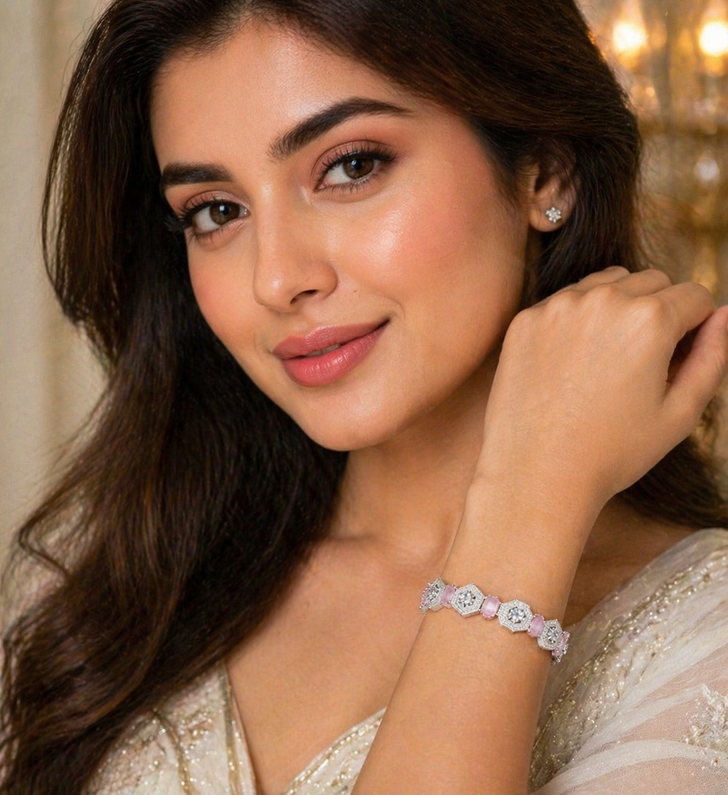 American Diamond Studded Bangles / Set For Women And Girls