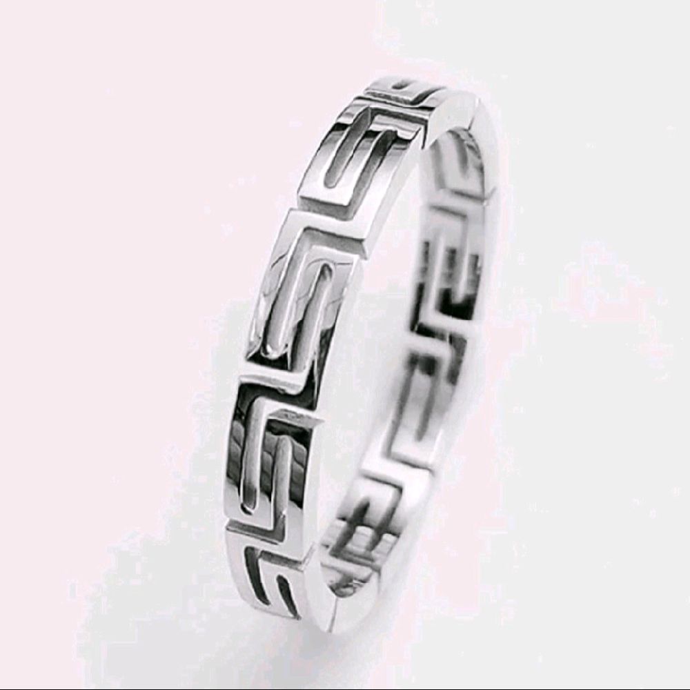 Greek Style Ring High Quality / Tarnish Free Jewelry