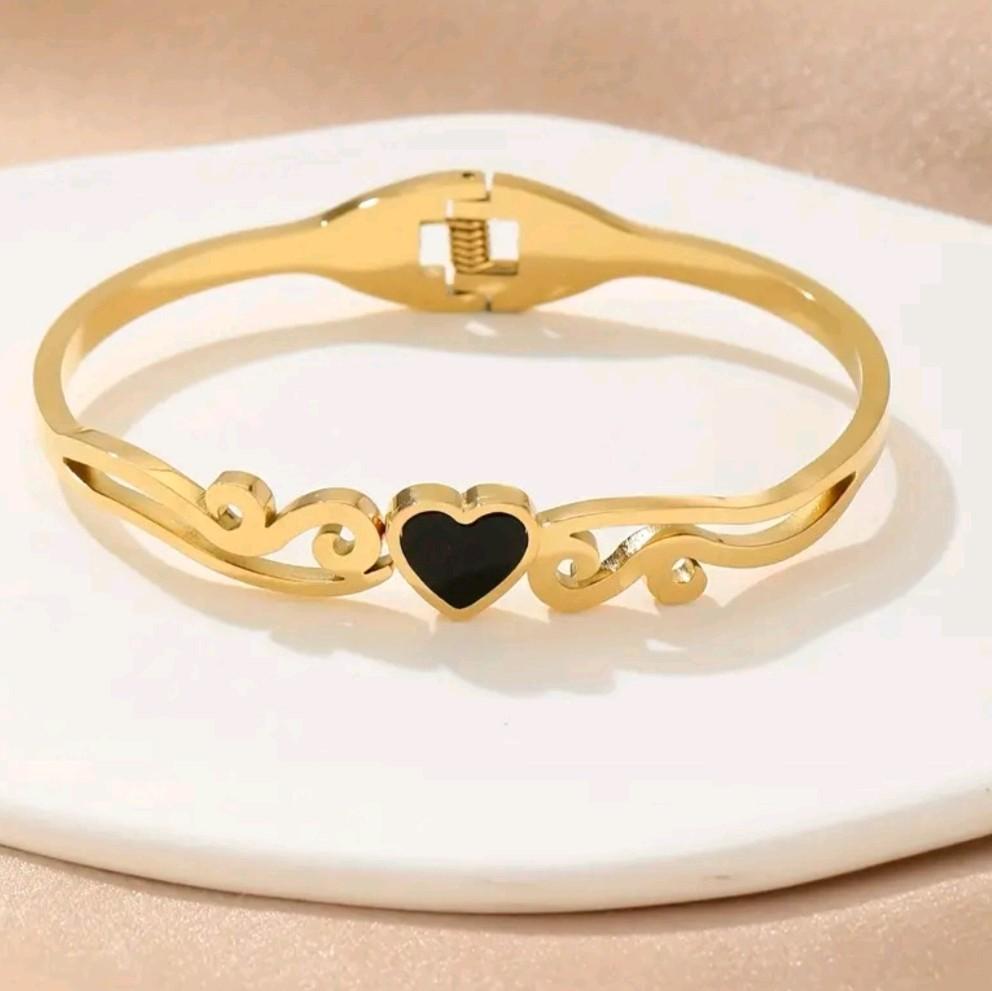 Fashion Heart Bangle, Temperament Style For Couples.
