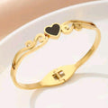 Fashion Heart Bangle, Temperament Style For Couples.