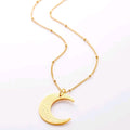 Moon design Necklace/ Stainless Steel
