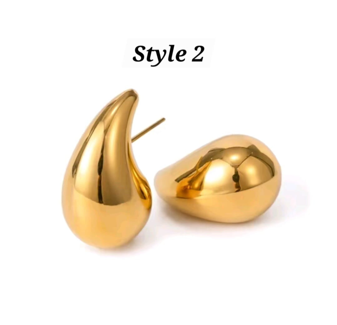 Stainless steel Hollow Earrings