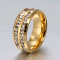 Double Row Cubic Zirconia Ring