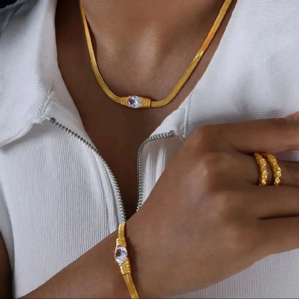 Elegant Gold Snake Chain Bracelet