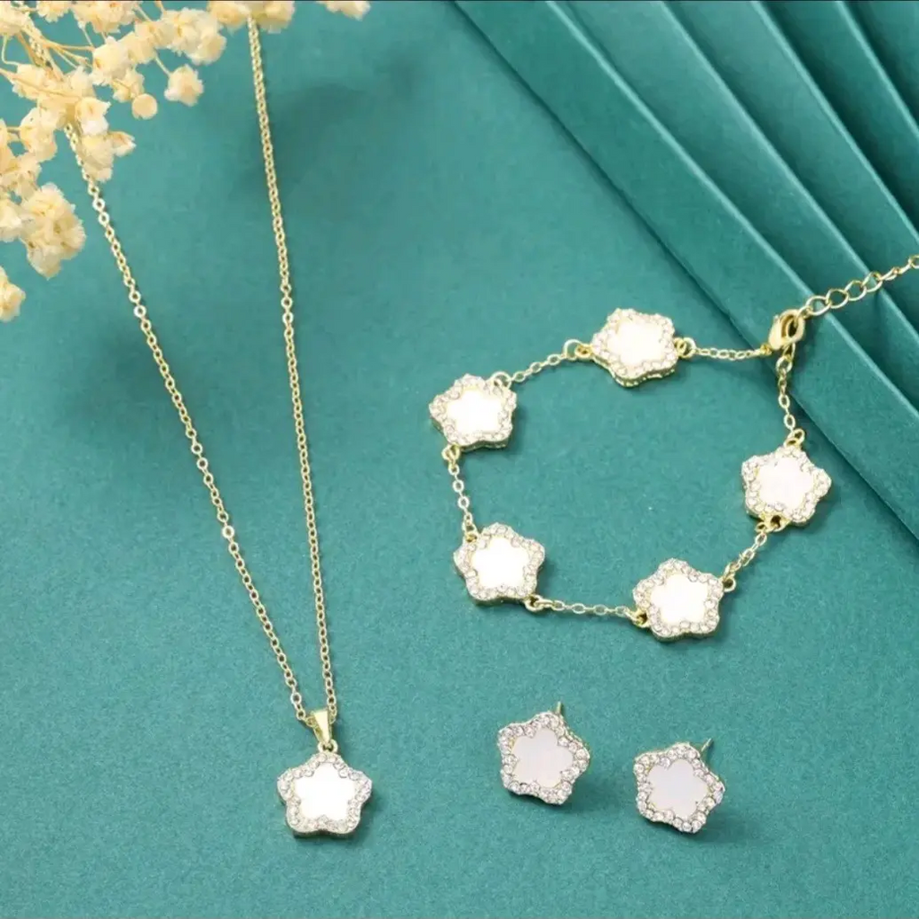Clover Jewellery Set