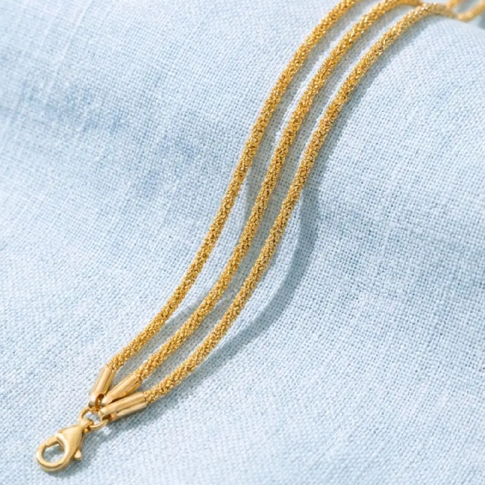 Triple Chain Gold Bracelet