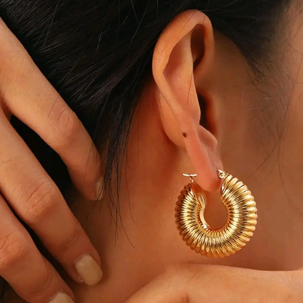 Gold Hoop Earrings