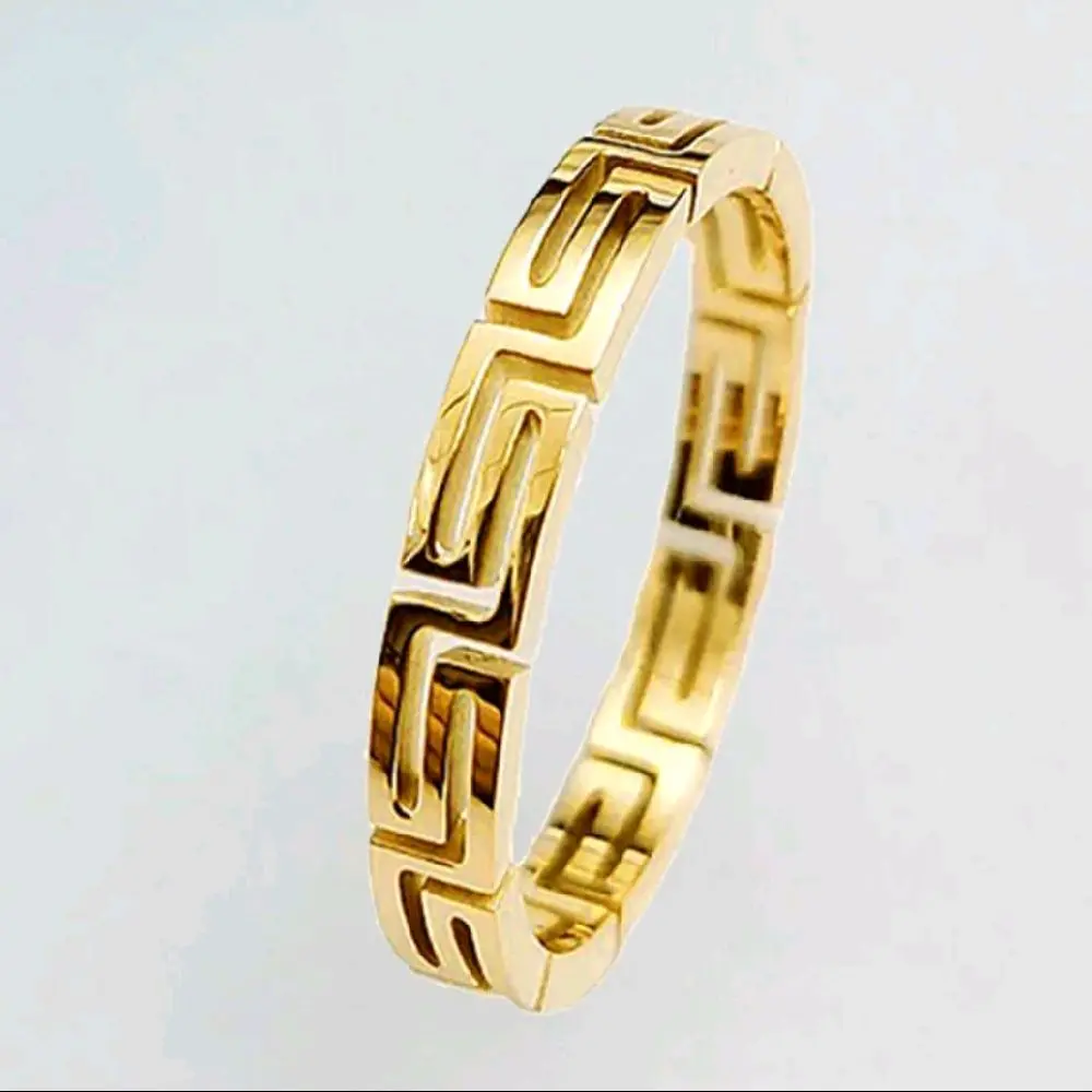 Greek Style Ring High Quality / Tarnish Free Jewelry