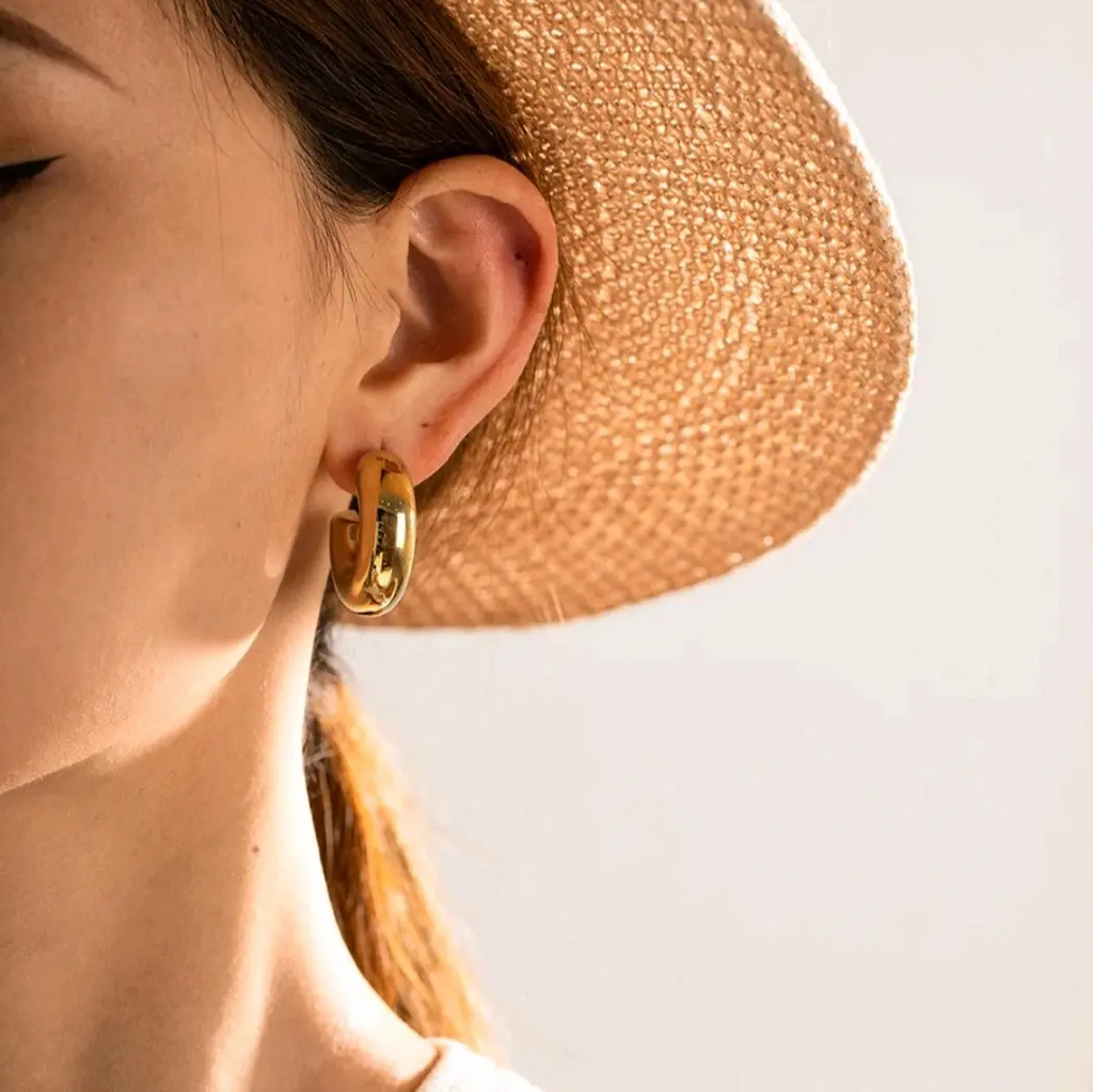 Gold Hoop Earrings
