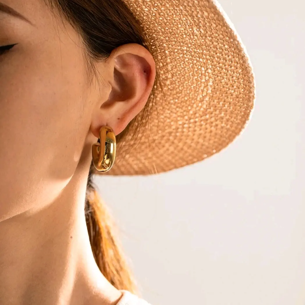 Gold Hoop Earrings