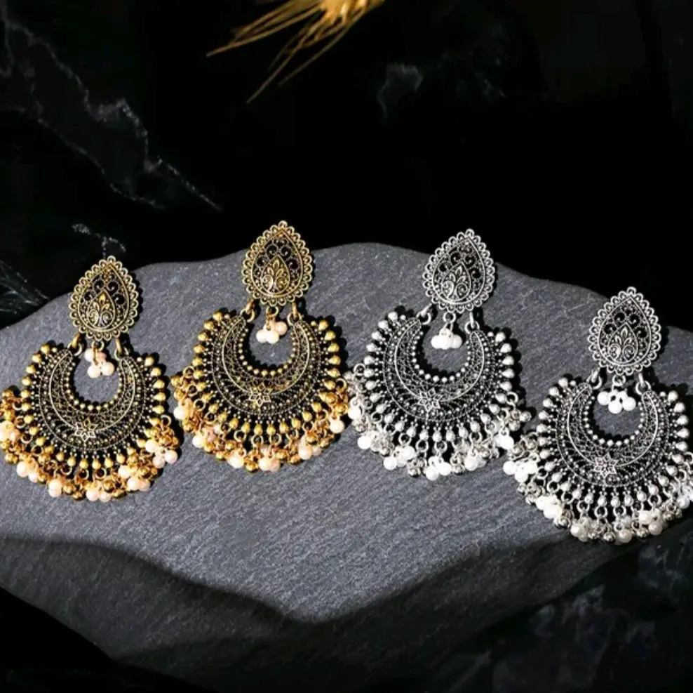 Royal Pearl Drop Earrings
