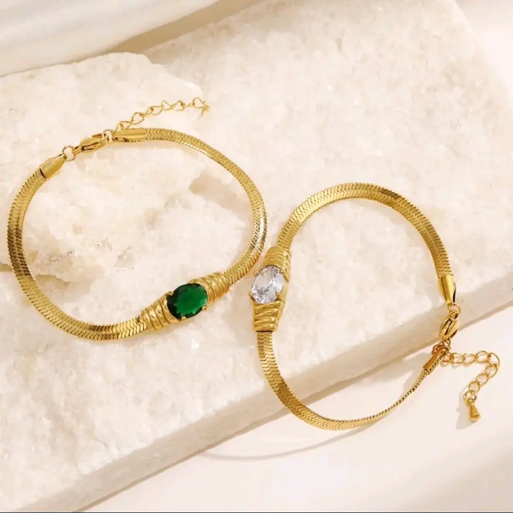 Elegant Gold Snake Chain Bracelet