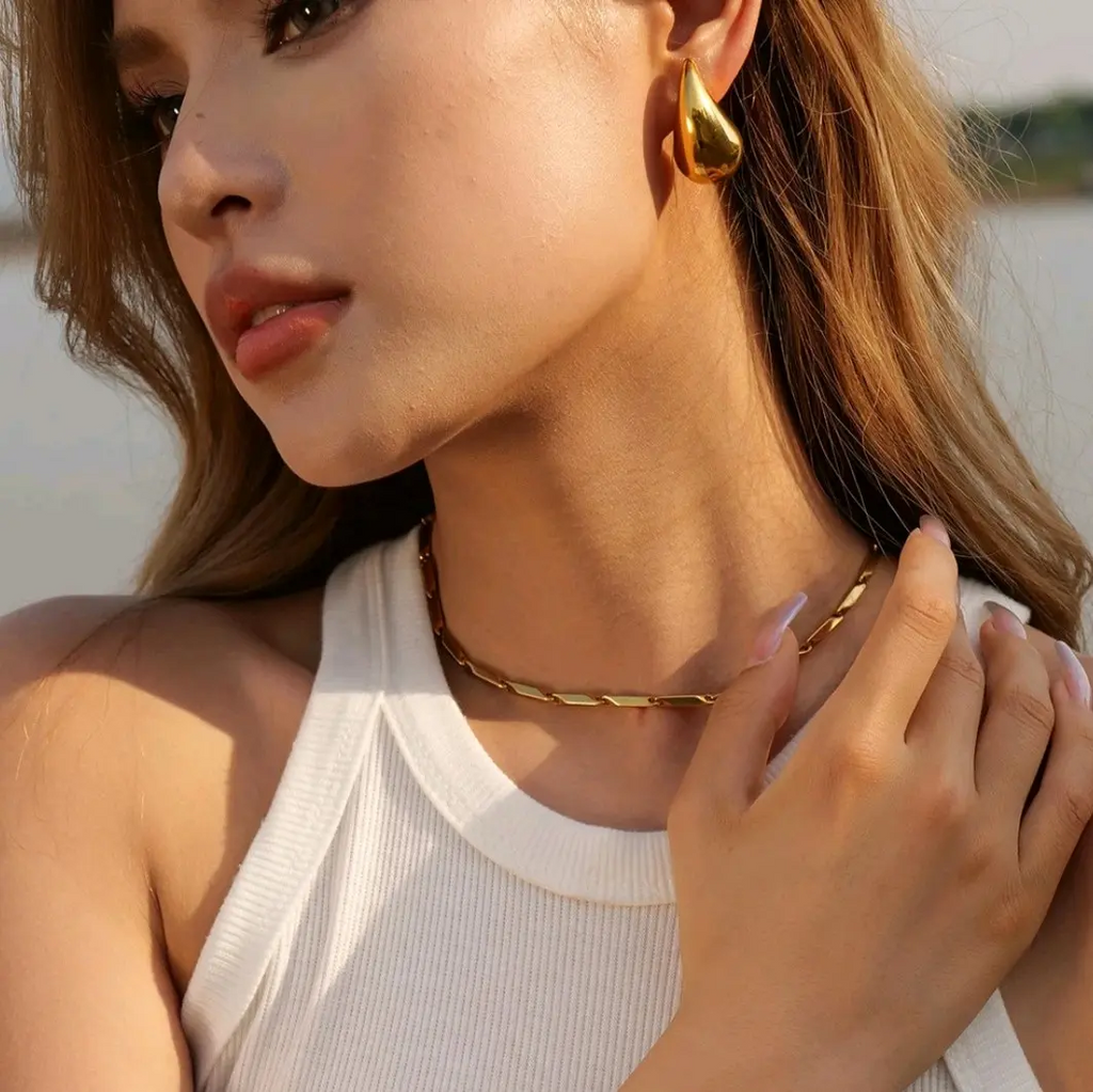 Gold Hoop Earrings