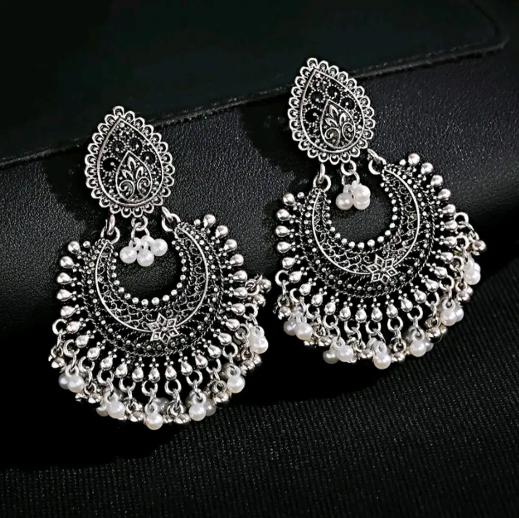 Royal Pearl Drop Earrings