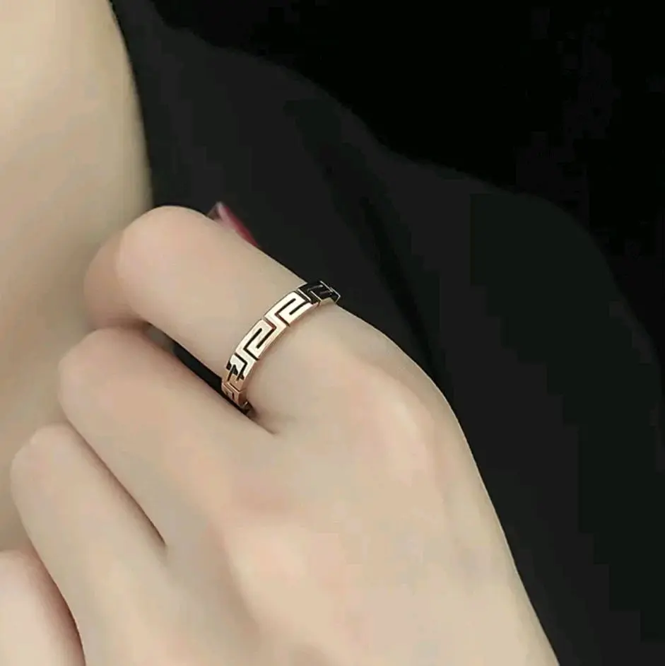 Greek Style Ring High Quality / Tarnish Free Jewelry