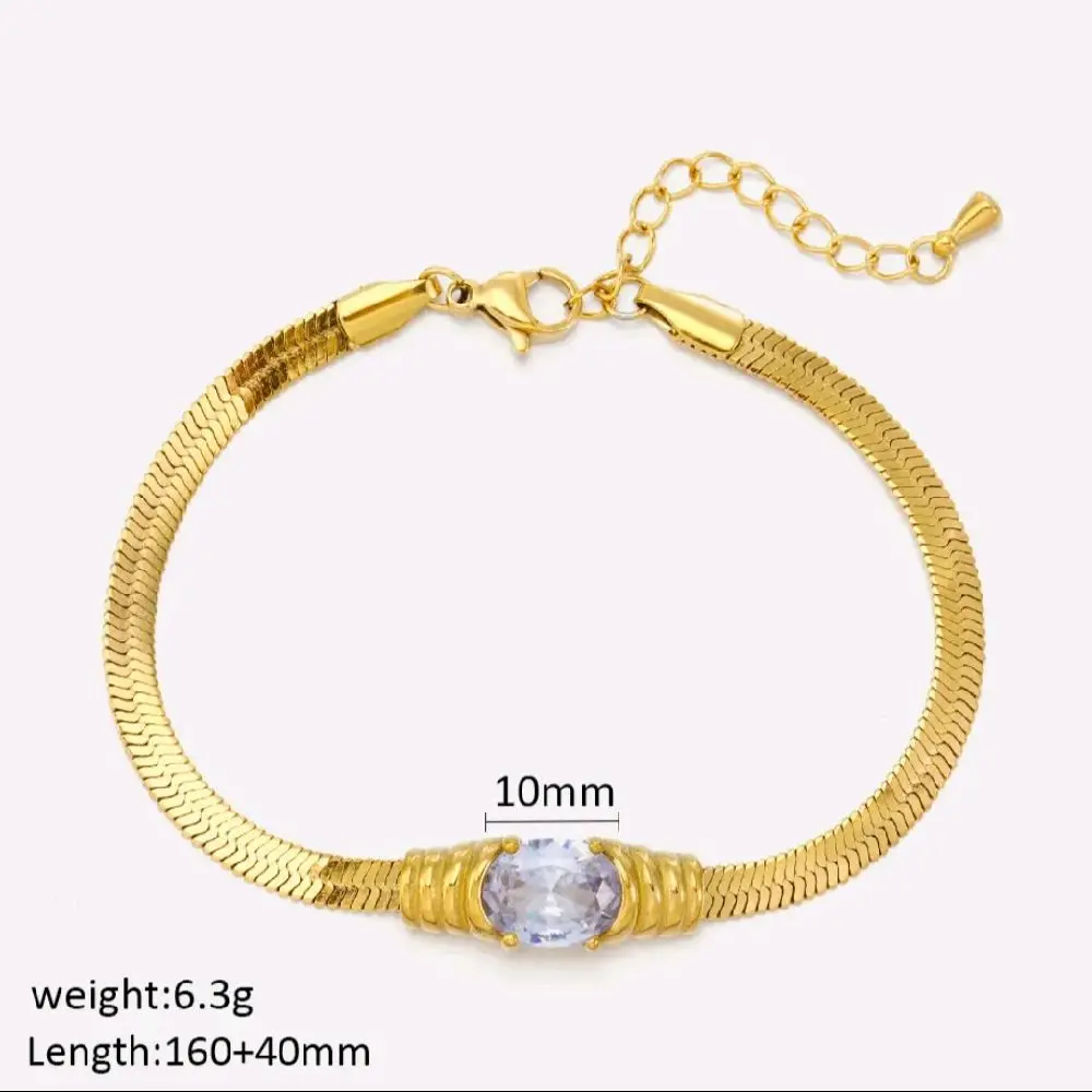 Elegant Gold Snake Chain Bracelet