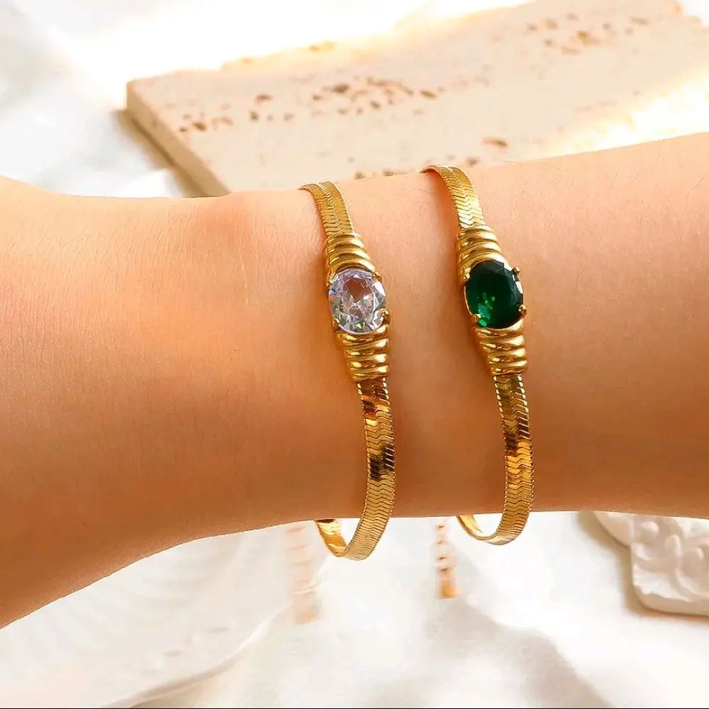 Elegant Gold Snake Chain Bracelet