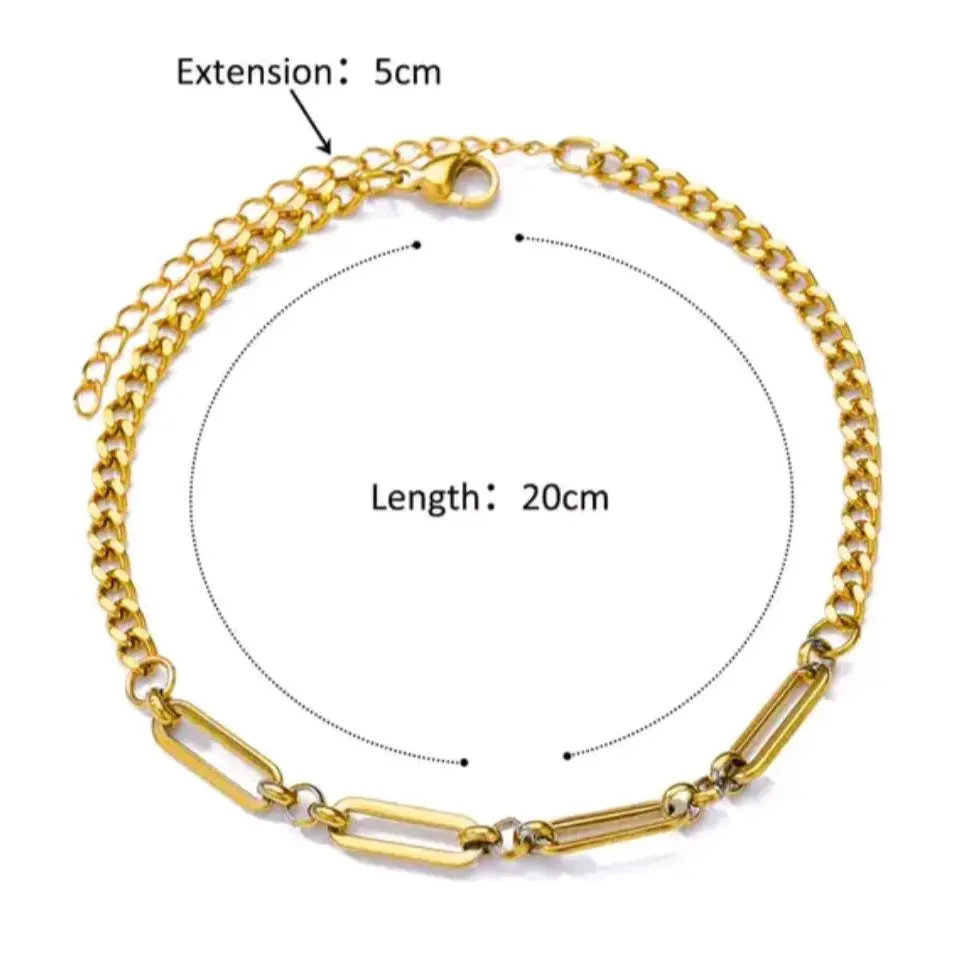 Gold Anklet For Summer Fits