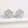 Clover Bracelet with Earrings for Women - Fashion Accessory Set for Knitting and Crochet
